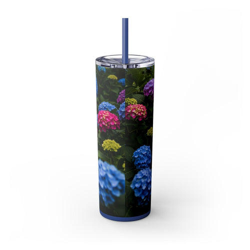 Skinny Tumbler with Straw – 20 oz Stainless Steel Cup