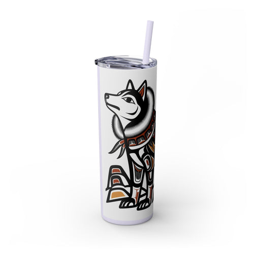 Skinny Tumbler with Straw – 20 oz Stainless Steel Cup