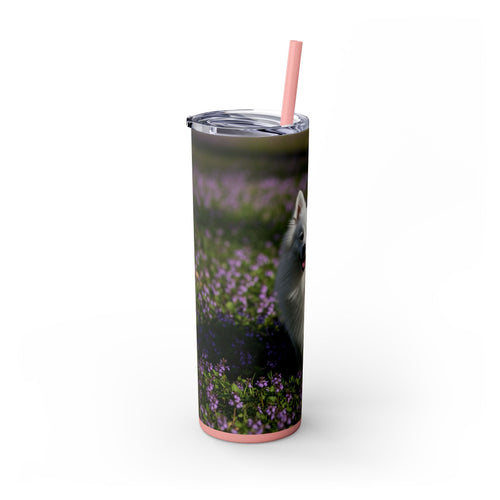 Skinny Tumbler with Straw – 20 oz Stainless Steel Cup