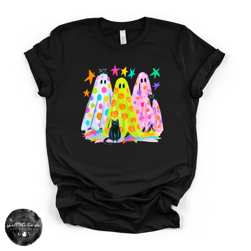 Silly Ghosts Tee | Cute Halloween Ghost Graphic T-Shirt