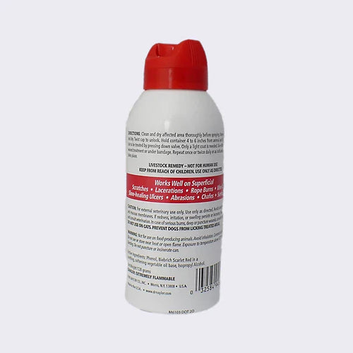 Dr. Naylor Red-Kote Veterinary Antiseptic Aerosol for Horses Livestock 5 oz.