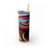 Skinny Tumbler with Straw – 20 oz Stainless Steel Cup
