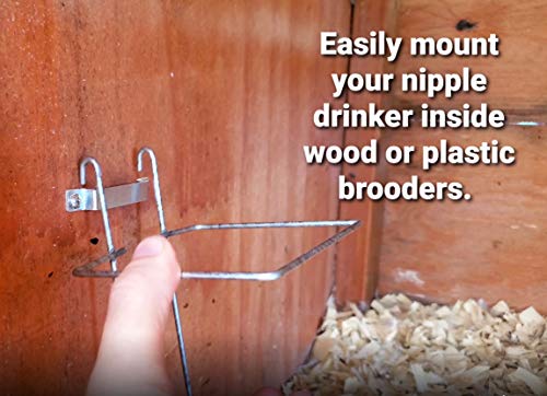 Wire Bracket for RentACoop 32oz Chicken and Small Animal Drinking Bottle