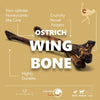 Ostrich Wing Bone (13 x 1.5): The Ultimate Long-Lasting Chew for Small Dogs & Light Chewers