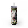 Skinny Tumbler with Straw – 20 oz Stainless Steel Cup