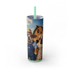 Skinny Tumbler with Straw – 20 oz Stainless Steel Cup