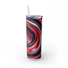 Skinny Tumbler with Straw – 20 oz Stainless Steel Cup