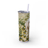 Skinny Tumbler with Straw – 20 oz Stainless Steel Cup
