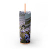 Skinny Tumbler with Straw – 20 oz Stainless Steel Cup