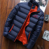 Winter stars jacket men's fashion stand collar