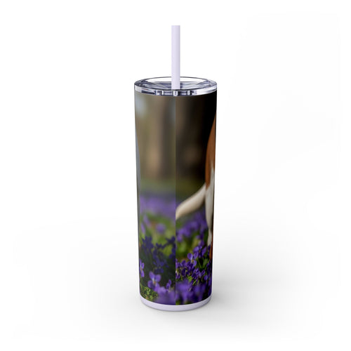Skinny Tumbler with Straw – 20 oz Stainless Steel Cup