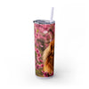 Skinny Tumbler with Straw – 20 oz Stainless Steel Cup