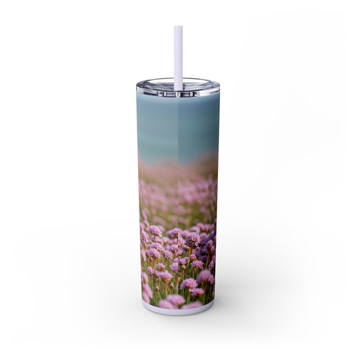 Skinny Tumbler with Straw – 20 oz Stainless Steel Cup
