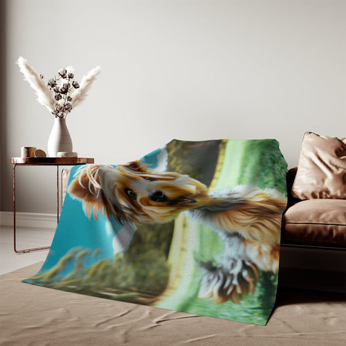 Sweatshirt Blanket – Plush Fleece Throw, 2 Size Options