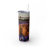 Skinny Tumbler with Straw – 20 oz Stainless Steel Cup
