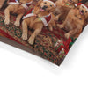 Golden Retrievers Holiday Portrait Pet Bed