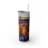 Skinny Tumbler with Straw – 20 oz Stainless Steel Cup