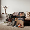 Sweatshirt Blanket – Plush Fleece Throw, 2 Size Options