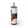 Skinny Tumbler with Straw – 20 oz Stainless Steel Cup