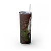 Skinny Tumbler with Straw – 20 oz Stainless Steel Cup