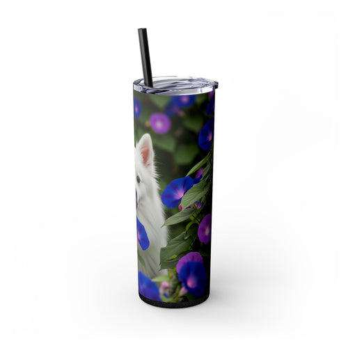 Skinny Tumbler with Straw – 20 oz Stainless Steel Cup