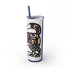 Skinny Tumbler with Straw – 20 oz Stainless Steel Cup