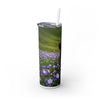Skinny Tumbler with Straw – 20 oz Stainless Steel Cup