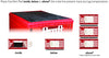 Poultry Carrier Crate 29 L x 22 W x 12 H for Chickens