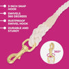 Pink and White Tie Dye Dog Leash - Glow Pups