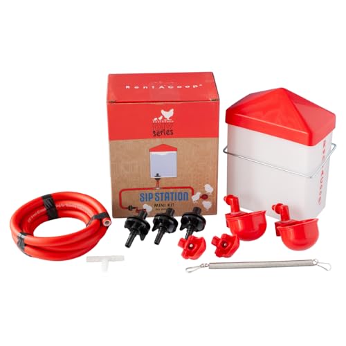 RentACoop DIY Sip Station Watering System Mini Kit for Poultry