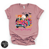 Witch Way to the Party? Tee | Funny Witchy Halloween Graphic T-Shirt