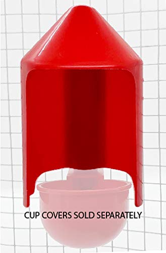 Automatic Chicken Water Cup Waterer Kit for Poultry 4-Pack