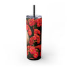 Skinny Tumbler with Straw – 20 oz Stainless Steel Cup