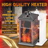 European 3D simulation flame electric fireplace