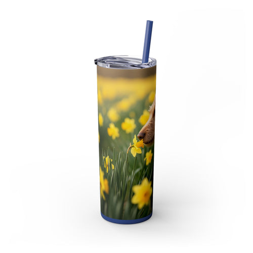 Skinny Tumbler with Straw – 20 oz Stainless Steel Cup