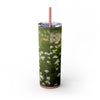 Skinny Tumbler with Straw – 20 oz Stainless Steel Cup