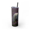 Skinny Tumbler with Straw – 20 oz Stainless Steel Cup