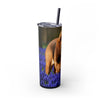 Skinny Tumbler with Straw – 20 oz Stainless Steel Cup