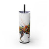 Skinny Tumbler with Straw – 20 oz Stainless Steel Cup