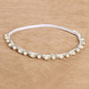 Children's headband with pearls and flowers