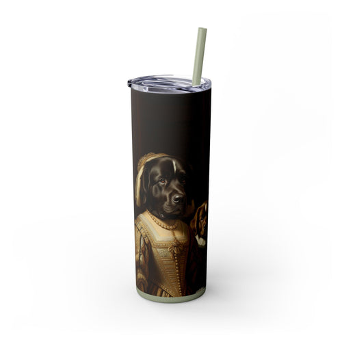 Skinny Tumbler with Straw – 20 oz Stainless Steel Cup