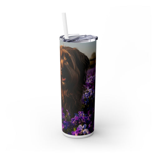 Skinny Tumbler with Straw – 20 oz Stainless Steel Cup