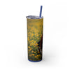 Skinny Tumbler with Straw – 20 oz Stainless Steel Cup