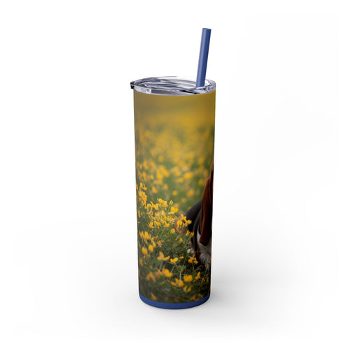 Skinny Tumbler with Straw – 20 oz Stainless Steel Cup
