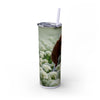 Skinny Tumbler with Straw – 20 oz Stainless Steel Cup