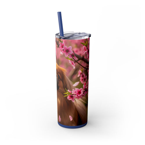 Skinny Tumbler with Straw – 20 oz Stainless Steel Cup