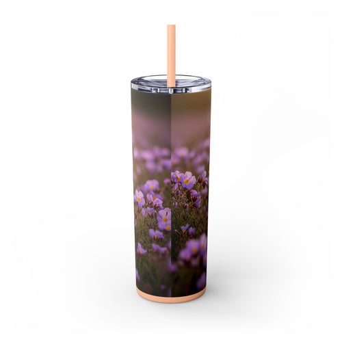 Skinny Tumbler with Straw – 20 oz Stainless Steel Cup