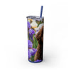 Skinny Tumbler with Straw – 20 oz Stainless Steel Cup