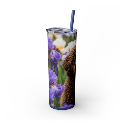Skinny Tumbler with Straw – 20 oz Stainless Steel Cup