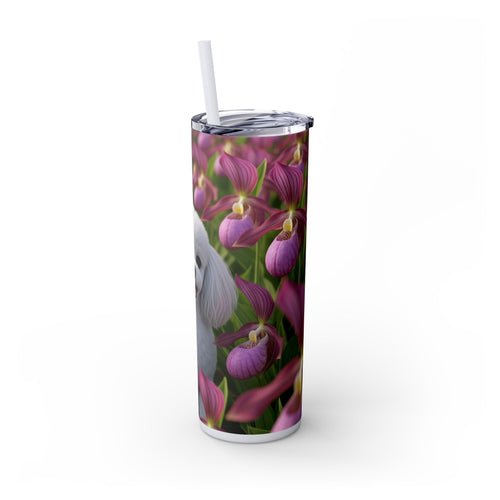 Skinny Tumbler with Straw – 20 oz Stainless Steel Cup